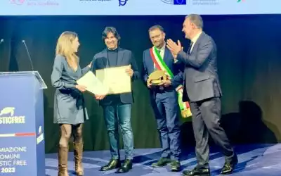 Matera ritira il premio “Plastic Free 2023”