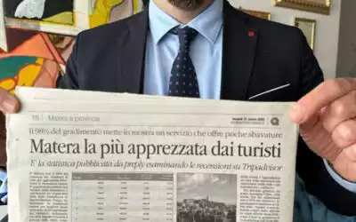 Matera è la città italiana più apprezzata dai turisti